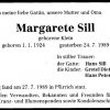 Klein Margarete 1924-1989 Todesanzeige